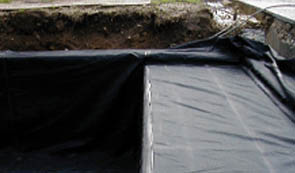 Box welded pond liners from Russetts Developments the water containment specialist